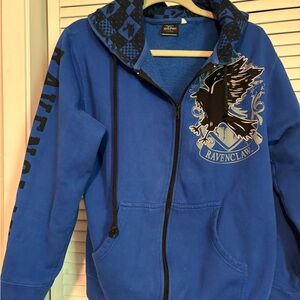 Warner Bros. Ravenclaw Blue & Black Zip Hoodie Jacket